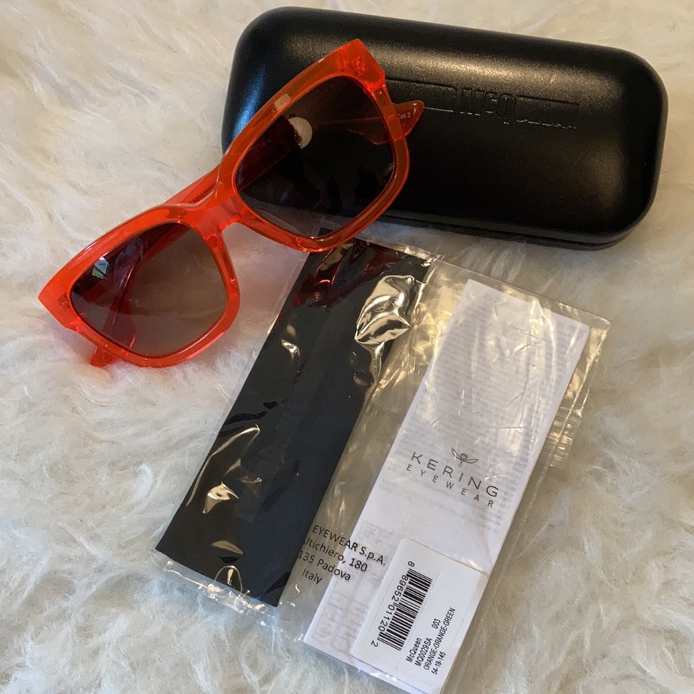 McQ by Alexander McQueen Orange Sunglasses